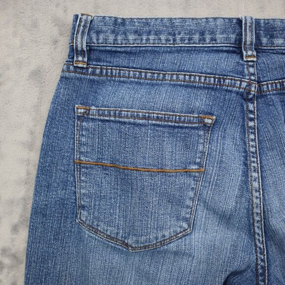 Lauren Jeans Co Pants Womens 4 Blue Denim Classic Straight Pockets Jeans - Picture 15 of 16